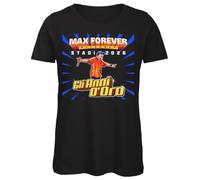 Bughyprint Tshirt Maglia Maglietta Cotone Donna Casual Girocollo Casual Max PEZZALI 883 Super Max 2025 Gli Anni d'oro, M