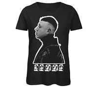 Bughyprint Tshirt Maglia Maglietta Cotone Donna Casual Girocollo LAZZA Cenere Edizione Limitata, M