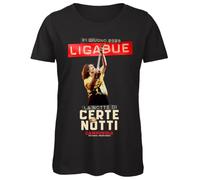 Bughyprint Tshirt Maglia Maglietta Cotone Donna Casual Girocollo LIGABUE CAMPOVOLO 2025 LA Notte di CERTE Notti, XL
