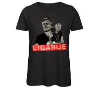 Bughyprint Tshirt Maglia Maglietta Cotone Donna Casual Girocollo Luciano LIGABUE LA Notte di CERTE Notti CAMPOVOLO REGGIA di Caserta 2025 Edizione LIMITATISSIMA, XL