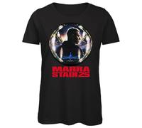 Bughyprint Tshirt Maglia Maglietta Cotone Donna Casual Girocollo MARRACASH Marra STADI 25 Live Tour 2025 Rap Italiano, XL