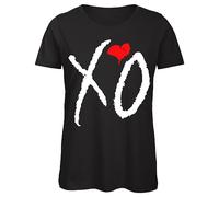 Bughyprint Tshirt Maglia Maglietta Cotone Donna Casual Girocollo The Weekend The Weeknd XO X0 Logo Tour 2023, S