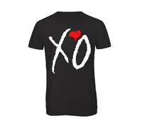 Bughyprint Tshirt Maglia Maglietta The Weekend The Weeknd Log Logo XO X0 Tour 2023, XL