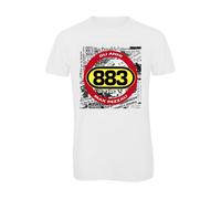 Bughyprint Tshirt Maglia Maglietta Uomo Gli Anni 883 Max Vintage Cult Edizione LIMITATISSIMA POCHISSIMI Pezzi Disponibili, XXL