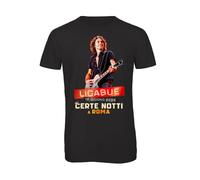 Bughyprint Tshirt Maglia Maglietta Uomo LIGABUE Liga CERTE Notti A Roma 2026
