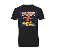Bughyprint Tshirt Maglia Maglietta Uomo Max PEZZALI Max Forever 883 2025 Gli Anni d'oro, XXL