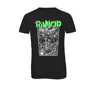 Bughyprint Tshirt Maglia Maglietta Uomo Rancid Bundle Punk Rock, L