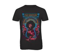 Bughyprint Tshirt Maglia Maglietta Uomo Rock Band Bundle Jimi Hendrix Psychedelic, XXL