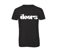 Bughyprint Tshirt Maglia Maglietta Uomo Rock Band Bundle The Doors Logo Log, M