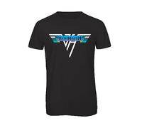Bughyprint Tshirt Maglia Maglietta Uomo Rock Band Bundle Van Halen Original Logo Log, L