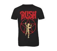 Bughyprint Tshirt Maglia Maglietta Uomo Rush Band Rock Progressive, XXL