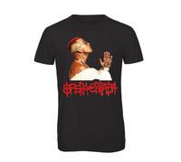 Bughyprint Tshirt Maglia Maglietta Uomo Sfera EBBASTA Rap Italiano, XL