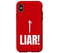 Bugiardo divertente, mentire, bugie e imbroglioni Custodia per iPhone X/XS