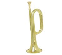 Bugle Tromba Militare in Rame Dorato, Modello Spagnolo in C | Orchestra e Banda, Leggero e Facile da Portare, Indicato per Studenti e Professionisti