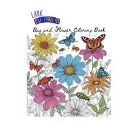 Bugs and Flowers Coloring Book
