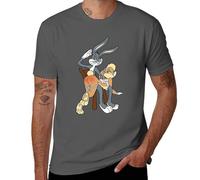 Bugs and Lola-Bugs|Bunny, maglietta da uomo, Stile grigio scuro, L