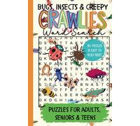Bugs & Insects Word Search Puzzle Book: Word Searches with Easty-to-Read Print about Insects, Spiders, Beetles, and More | 6x9" 110 pages | 50+ Bug-Themed Puzzles for Travel, Vacations & Leisure Time