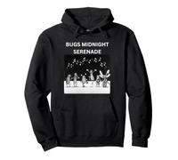 Bugs Midnight Serenade - Divertente Design Musicale con Insetti per Bambini Felpa con Cappuccio