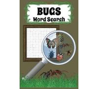 Bugs Word Search Puzzle Book: Easy-to-Read about Bugs, Butterflies, Beetles, Insects and More | 6x9 Inches, 110 Pages | 50+ Puzzles