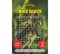 Bugs Word Search Puzzle Book: Engaging Word Hunts with Large Print | 6x9 inches, 110 pages | Over 50 Puzzles … Great Gift for Travel, Holidays, and Leisure Time