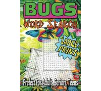 Bugs Word Search: Word Searches with Easy to Read Print about Insects, Entomology, Creepy Crawlies and More | 6x9 inches, 110 pages | 50+ Puzzles... Gift For Vacation, Holidays and Free Times