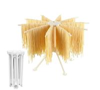 Bugucat 10 Rami Noodles Pieghevoli Stendino Stalla Fatta A Mano Tagliatella Supporto per Appendere Utensili da Cucina Pasta Fatta in Casa Gadget