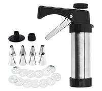 Bugucat Spremiagrumi per Biscotti e Pasticceria, per Realizzare Biscotti Fai da Te, con 13 Stencil e 8 Beccucci per Torte, Presse per Biscotti Pistola Sparabiscotti, Pressa per Biscotti Macchina