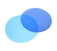 BUGUUYO 10 Pellicole Autoadesive per Lampade Atmosfera Blu 15cm Pellicola Trasparente per Fari Filtro Gel Correzione Colore Resistente al Calore per Illuminazione Domestica e