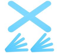 BUGUUYO 10 Pezzi Abbassalingua in Plastica Azzurri, Raschietti per Lingua Monouso per Igiene Orale e Esami Medici, Bastoncini per Uso Professionale e Artigianale