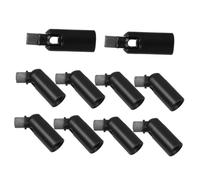 BUGUUYO 10 Pezzi Giunto Girevole Per Faretti, Adattatore Per Plafoniera Inclinata, Portalampada Per Sospensione a Soffitto Regolabile, Accessori Per Lampade Da Soffitto Angolo 180 Gradi