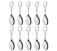 BUGUUYO 10 pezzi Portachiavi Sportivi in PVC Forma di Pallavolo Decorazioni da Appendere per Zaini e Borse Bomboniere e Oggettistica Tema Sportivo Leggeri e Resistenti Adatti Feste e