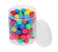 BUGUUYO 100 Pezzi Palline Plastica Colorate per Giochi Educativi Stem Montessori Palline Vuote Leggere per Contare e Esperimenti Didattici Scuola