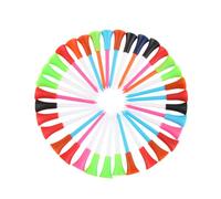 BUGUUYO 100 Pezzi Tee da Golf in Plastica e Gomma con Cuscinetto Ammortizzante Casual Accessorio Essenziale per Golfisti per Migliorare la Stabilità e Ridurre Impatto al