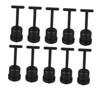 BUGUUYO 10pezzi Chiave Bussola Esagonale in Plastica Per Portalampada Anello Paralume Collare Rimozione Portalampada