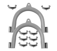 BUGUUYO 10pezzi Per Scarico Lavatrice Clip Per Scarico Regolabili e Resistenti e Lavastoviglie Design e Antileakage