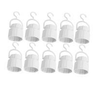 BUGUUYO 10pezzi Portalampada LED con Gancio per Luce di Emergenza Presa per Portalampada Compatibile con Lampade LED per Campeggio e Uso Mobile