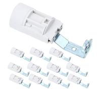 BUGUUYO 12 pezzi Portalampada E14 per candelabri - Adattatore per portalampada per lampade a candela e lampadari - Installazione facile, design resistente alle alte temperature, lunghezza 3 pollici