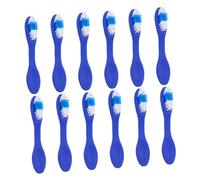 BUGUUYO 12pezzi Spazzolini Da Denti Con Setole Morbide Per Uso in Carcere e Sicurezza Manici Corti Per Presa Ergonomica e Pulizia