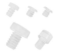 BUGUUYO 150 Pezzi Paracolpi Trasparenti in Silicone per Mobili Distanziatori Antiscivolo e Ammortizzanti per Tavoli e Sportelli Set 5 Dimensioni per Protezione Silenziosa e Stabile