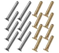 BUGUUYO 16 Pezzi Rivetti per Umbrella in Lega Argento Leggeri e Compatti per Riparare e Restaurare Struttura Umbrella Ribs Facilità e Durata