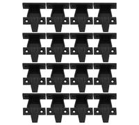 BUGUUYO 16 Set Set 16 Pezzi Connettori per Mobili Regolabili, Morsetti a Scatto per Pannelli, Staffe Angolari a Inserimento senza Attrezzi, Elementi di Fissaggio per Armadi e Scaffalature,