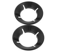 BUGUUYO 2 pezzi Anello Wok in Ghisa Antivento per Fornello Gas Supporto Pentola Resistente e Risparmio Energetico Adatto Cucina Gas e Stufa Portatile Montaggio Facile e Sicuro