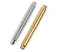 BUGUUYO 2 Pezzi Asta Sostitutiva Porta Rotolo Carta Igienica in Acciaio Inossidabile con Molla Rullo Flessibile per Supporti Facile da Usare e Resistente