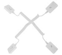BUGUUYO 2 pezzi Cavo di Sicurezza per Telecomando Supporto Antismarrimento Adesivo Quadrato Fissaggio Stabile e Resistente in Plastica per Radiocomando Cancello e Videocitofono