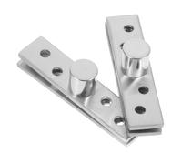 BUGUUYO 2 Pezzi Cerniera Invisibile per Porta in Acciaio Inossidabile Rotante Pivot Nascosto per Mobili e Porte Piccole Installazione Compatta e Silenziosa per Spazi Ridotti