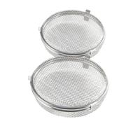 BUGUUYO 2 pezzi Cestelli Lavastoviglie per Posate in Acciaio Resistente Organizer Forchette e Cucchiai con Design Rete Ventilata Cestino Porta Utensili Compatto per Asciugatura e Cottura