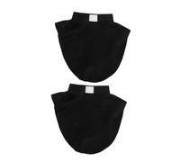 BUGUUYO 2 Pezzi Colletto Clericale Staccabile Nero in Fibra di Poliestere, Colletto Finto a Collo Alto, Accessorio Costume per Chierici e Uomini, per Cerimonie Religiose e Cosplay
