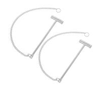 BUGUUYO 2 Pezzi Emergency Glass Breaker Hammer in Iron High-visibility Safety Tool For Quick Fire Alarm Activation in Home Office And Public Spaces