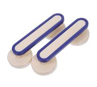 BUGUUYO 2 Pezzi maniglia a tirante per porta in vetro Assicatore bar manici per la sicurezza del bagno aiutare la maniglia del bagno maniglioni per doccia plastica Blu