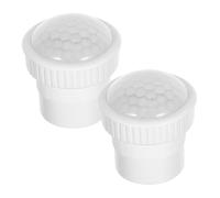BUGUUYO 2 Pezzi Motion Sensor Light Shade Plastic With High Sensitivity Human Detection Weather Resistant For Indoor And Outdoor Security Lighting Optimized Light Distribution For Cabinets